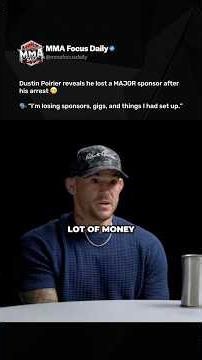 🚨 Dustin Poirier says his arrest is costing him BIG money