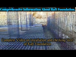 Raft Reinforcement work | Raft Foundation Steel