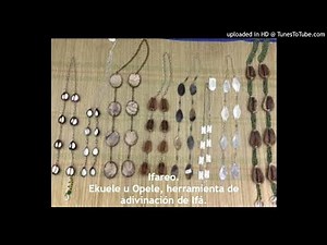 Ifareo. Ekuele u Opele, herramienta de adivinación de Ifá.