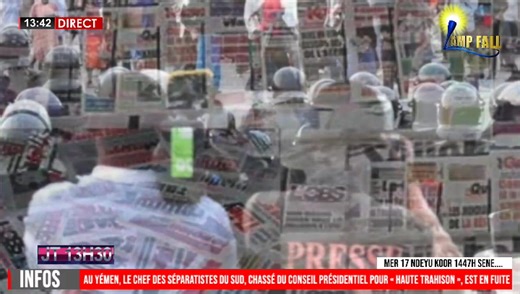 LIVE....JT DU 07 01 2026 SUR LAMP FALL TV | Lamp Fall TV L'Officiel