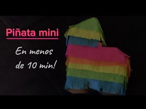 Tutorial~ Piñata mini de burrito 🎠🎉