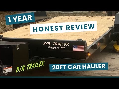 B & R Trailer 20 Ft Car Hauler Trailer Review