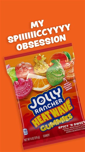 I tried SPICY Jolly Rancher Heat Wave Gummies!
