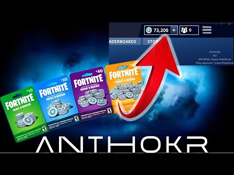 COMMENT METTRE LES V-BUCKS D'UNE CARTE PRÉPAYÉE SUR SON COMPTE