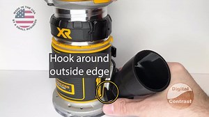 Dewalt DCW600 & DWP611 Trim Router Dust Cover Hose Adapter With Window, Choose From Multiple Sizes, 1.25", 2.5" Flex, Festool, 3D Printed - Etsy