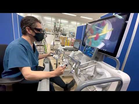 【国産 遠隔手術ロボット】リバーフィールド「Saroa」 空気圧触覚と3Dモニター A pneumatically controlled surgical robot by Riverfield