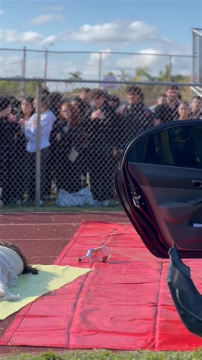 10K views · 92 reactions | Don’t let this be your reality! Today, members of our Community Affairs Bureau along with Miami-Dade Fire Rescue, Miami-Dade Schools Police Department, and our community partners demonstrated a DUI Mock Car Crash scenario at Southwest Miami Senior High School to bring awareness to the dangers of drinking and driving! | Miami Dade Sheriff’s Office | Facebook