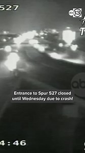 50K views · 193 reactions | Heads up, drivers! Houstonians will need to find another way to get downtown after a fiery crash left damage to the Southwest Freeway on Saturday, prompting repairs that won't be finished until next week. https://abc13.com/entrance-to-spur-527-closed-midtown-fiery-crash-southwest-freeway-wreck-houston-road-closures/14319952/ | ABC13 Houston | Facebook