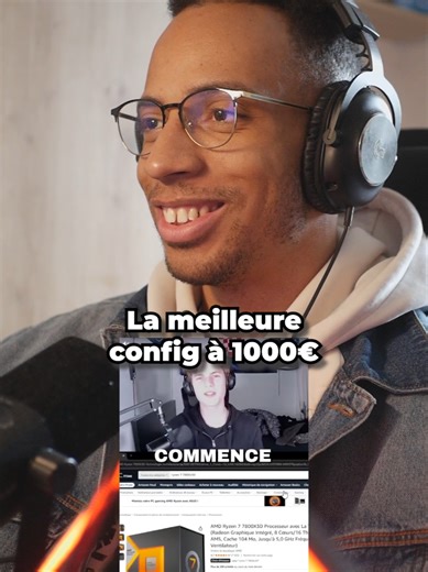 Meilleure configuration PC gamer à 1000€