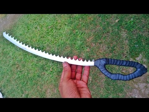 Forging A Katana From Rusted Cycle Chain Crankset! / Making Sword / How to Make Talwar