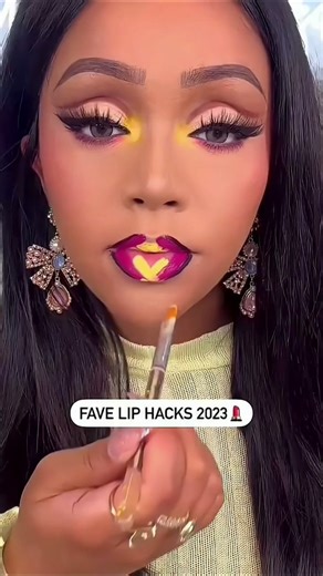 Fave Lip Hacks2023💄#shorts #viral #trending #lips #hack #lipstick # #makeup #youtubeshorts