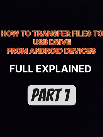 Detailed steps to transfer images from Android to USB drive