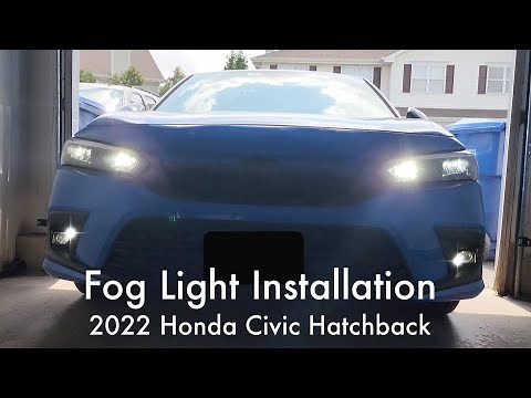 2022 Honda Civic Fog Light Installation