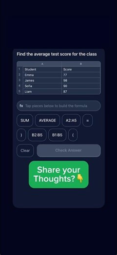 How do you find the average in Excel? #exceltips #exceltricks #exceltricks #finance #business