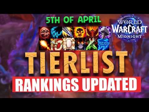 M+ TIERLIST - Huge Update - Meta Begins To Form - Ranking ALL Specs & Classes | Midnight