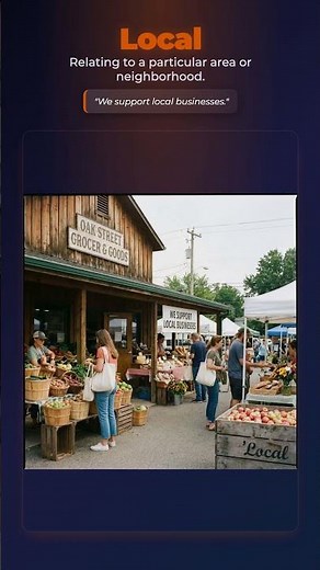 What Does LOCAL Mean? Root Word: LOC 🏘️ #Shorts