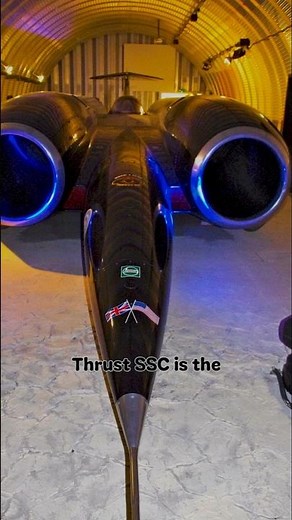 Thrust SSC | The First Car to Break Sound Barrier 🚀