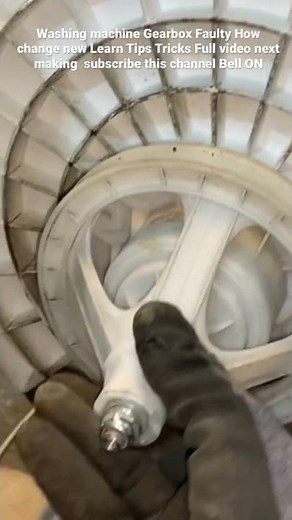 Washing machine gearbox faulty how repair how to change gearbox learn practically next full video
