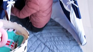 Kids Teepee Tent Indoor - Navy Stripe Teepee for Boys & Girls, 3 - 14 Years