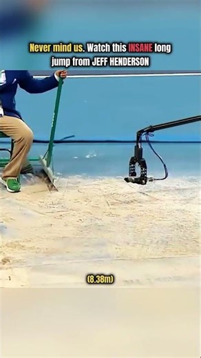 Jeff Henderson's airtime was insane #longjump #athletics