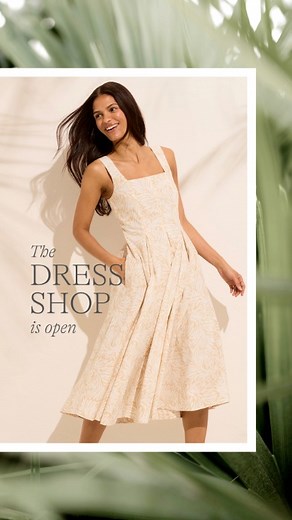 47K views · 103 reactions | No stress, no second guesses – just dresses in all the sizes, fabrics and prints you’ve been searching for.  Shop 100+ styles now at landsend.com. | Lands' End | Facebook