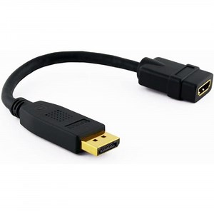 Convertisseur DisplayPort vers HDMI Câble vidéo DP Mâle vers HDMI Femelle - Actif avec Audio, 4k, Full HD, HDMI 2.0-1.4[Z3891]