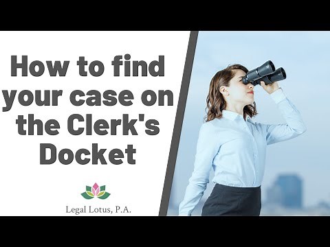 Learn how to search for your court case in Florida: - Legal Lotus, Miami Trial & Family Lawyers