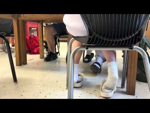 Emma’s feet during test