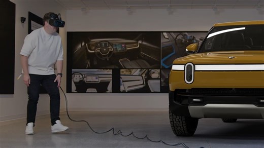 Rivian_ autodesk vred 主机厂VR虚拟现实设计评审演示  加快设计和验证流程，降低材料成本   数据迭代最方便模式