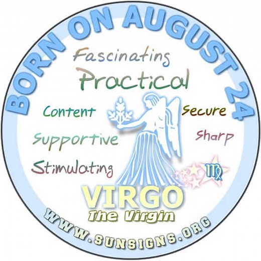 August 24 Zodiac Horoscope Birthday Personality