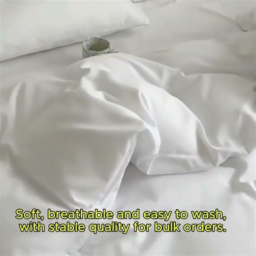 Commercial Grade Hotel Bedding: Durable 4-Piece Sets for Hospitality 🏨