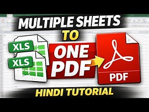 How to convert Multiple Excel sheet to Pdf || Convert Workbook to Pdf ||
