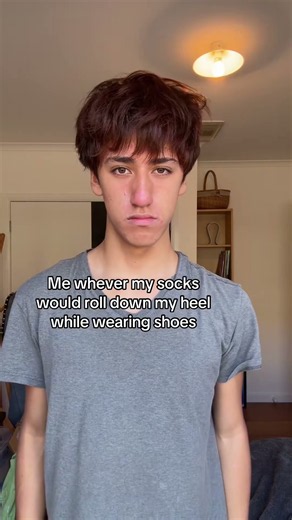 Me When My Socks Roll Down My Heel 😭💀 | The Worst Feeling #fyp #viral #relatable