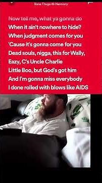 Hippopotamus Bone thugs in harmony has been saying crossroads. #lyrics #rap #music