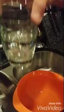 How to separate two stuck glasses inside one another.