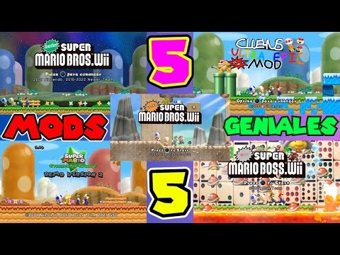 5 MODS Geniales Para New Super Mario Bros Wii