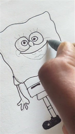 sponge poop drawing 🧽 #spongebob #drawing #art #anime #viral #trending #top