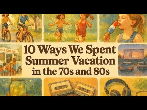 10 Ways We Spent Summer Vacation in the 70s and 80s 🌞🚲 | Nostalgia Roads