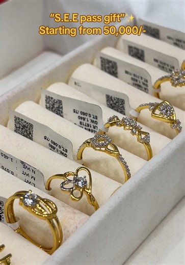 22k low weight zircon rings✨🥰 1st:1.45gram 2nd:2.33gram 3rd: 1.46gram 4th: 1.62gram 5th: 1.58gram 6th: 1.77gram 7th: 1.81gram 8th: 1.84gram 9th: 1.70gram DM us for more detail information🥰 Visit our showroom for more jewellery collection✨ 📍Ranjana Trade Center, Newroad, Kathmandu #swornamandapornaments #ring #jewelry #fyp #viralvideo