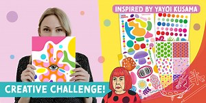 Yayoi Kusama Inspired Art Challenge and Collage Activity Pack