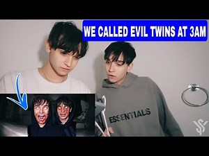 LUCAS and Marcus CALL Their EVIL Twins at 3am and Ivanita JOINS IN! #3am ‪@YouTubeStar7779‬