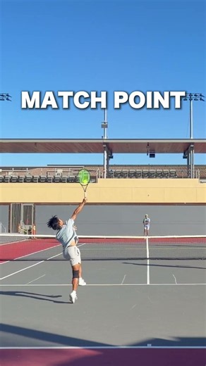 I'm surprised I didn't whiff these overheads 😅 #tennis #usta #utr