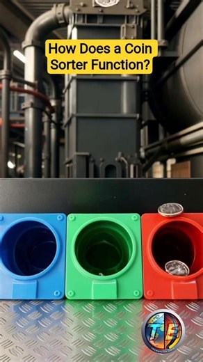 How Does a Coin Sorter Function? #shorts
