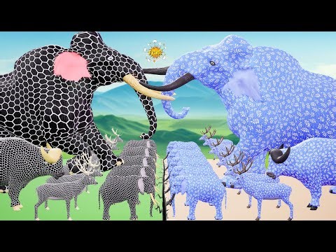Woolly Mammoth vs Prehistoric Mammals | Epic Animal Battle 3D Animation | Animal Mammoth War