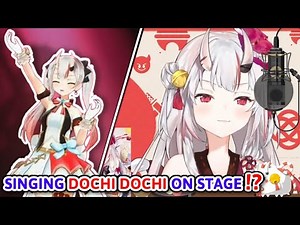 Ayame can't stop singing the Dochi dochi song [ENG SUB]