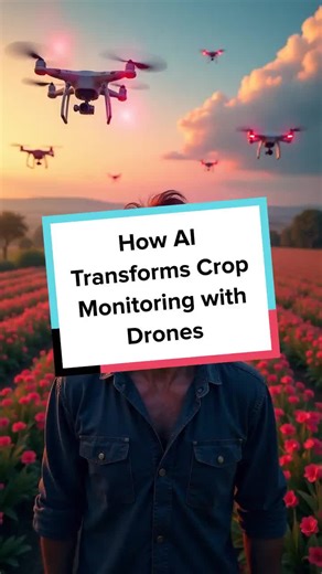 Discover how AI and drones are revolutionizing crop health monitoring for farmers worldwide. #AI #Agriculture #Drones #CropHealth #AgTech #Innovation