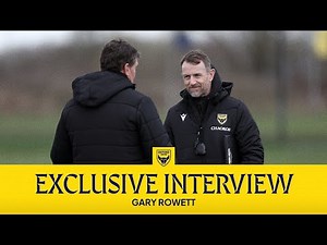 Exclusive Interview | Gary Rowett on Ole Romeny, Start To Oxford United Life & FA Cup