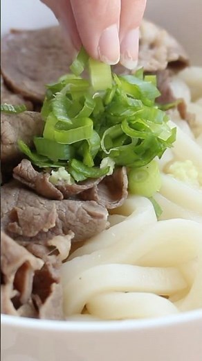 Homemade Beef Udon