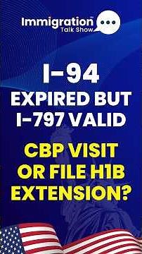 What to Do When Your I-94 Expired but Your I-797 is Valid? #visastatus