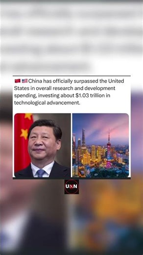 China Surpasses U.S. in Research and Development Spending